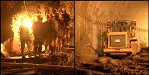 image: 35 people stuck in a tunnel in chamoli