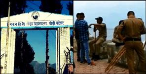 image: student dispute in hnb pauri garhwal campus