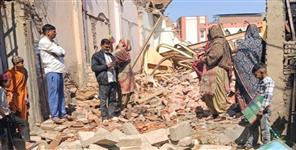 image: DDA demolished house of rat miner vakeel hasan who saved lives of 41 labours