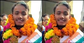 image: Akhilraj gets gold medal in international kabaddi tournament