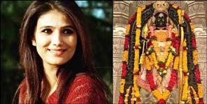 image: Aipan Girl Nishu Punetha Decorated Ramlala With Shubhavastram
