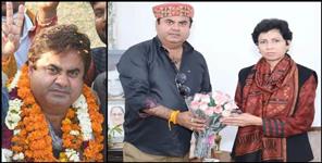 image: Umesh kumar met uttarakhand Congress in charge selja Kumari in Delhi