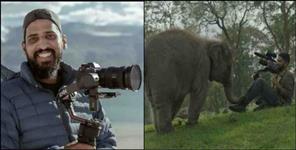 image: Oscar Award The Elephant Whisper Cinematographer Karan Thapliyal