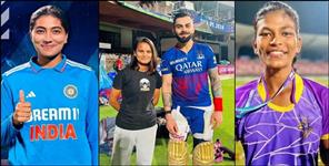 image: Prema and Raghavi in RCB  Nandini in DC for WPL 2025