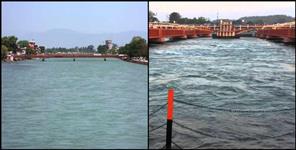 image: Lockdown positive impact ganga river water seen crystal clean