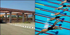 image: Swimming pool opened at Haldwani International Stadium