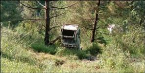 image: barkot school van accident 16 kids saved