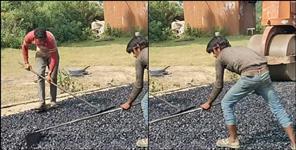 image: Pauri garhwal dm stopped road work