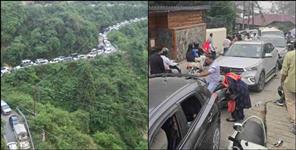 Uttarakhand Traffic Jam During Long Weekend