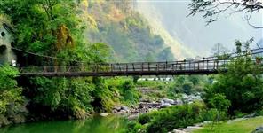 image: Repair of four suspension bridges started in Chamoli