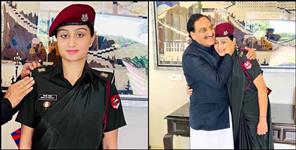 image: Shreyasi Pokhriyal became Major in the Army