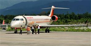 image: Returning aircraft from Delhi to Dehradun airport.