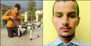 image: Rudraprayag Shubham kala Made Drone fitted with Gun and Bomb Dropper