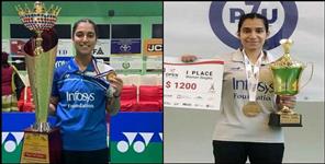 image: Anupama Aditi of Uttarakhand won Gold Silver Medal in Poland Badminton