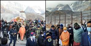 image: Yogi Adityanath in Kedarnath