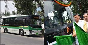 image: Smart electric bus from Dehradun ISBT to airport
