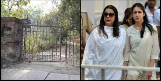 image: Amrita singh and sara ali khan in dehradun