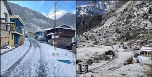 image: Uttarakhand Weather Update Snowfall in niti Valley