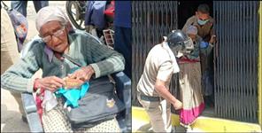 image: Son expels elderly mother from house in pauri garhwal