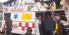 image: Explosion due to leaking gas cylinder