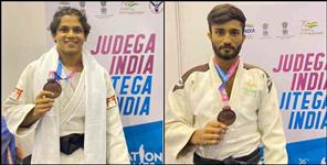 image: Uttarakhand Sachin Rawat Unnati Sharma won medals in National Games