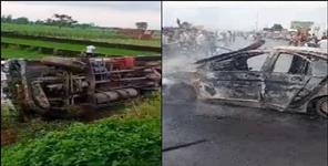 image: Uproar after road accident in Roorkee