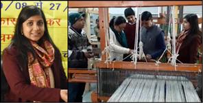 image: DM swati s bhadauriya good work Women would make designer woollen clothes in chamoli