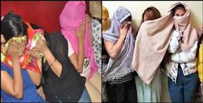 image: 5 call girls arrested in Nanakmatta Pratappur