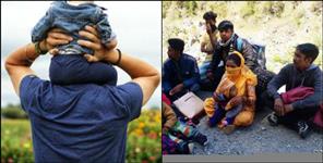 image: Coronavirus Uttarakhand:Almora father took his son and walked to village