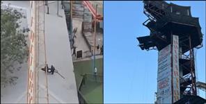 image: Youth safety rope broke during bungee jumping in Rishikesh