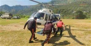 image: officer beheaded by helicopter in kedarnath