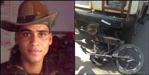 image: Jawan santosh Prasad painyuli died in road accident dehradun panditwaadi