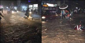 image: Heavy rain in Haldwani 4 houses washed out