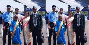 image: Tehri Garhwal Vinay Dangwal became Air Force Officer