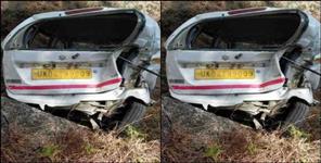 image: Car fell into a ditch in Champawat death of Dungar Singh