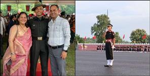 image: Piyush Dimri joins 7th Kumaon Regiment as a Lieutenant