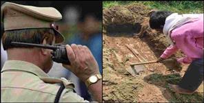 image: body of girl Arzoo was taken out from the grave In Roorkee