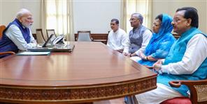 image: 6 BJP leaders from Uttarakhand met PM Modi