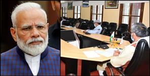 image: Cm trivendra meeting with pm modi