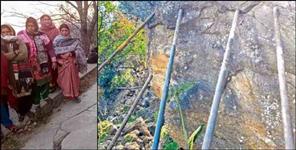 image: Joshimath Sinking Fear of Giant Boulder