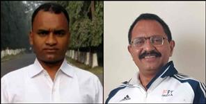 image: Sundar Gadhia bhaskar bhatt giving coaching to Indian women boxing