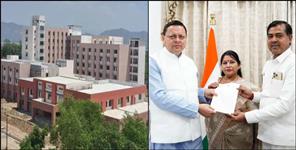 image: Ranipur MLA  Meet CM Dhami regarding Medical College