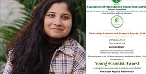 image: Researcher Vaishali Bhatt Honored With Young Scientist Award