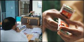 image: ALMORA FINE ON WOMEN IN HOSPITAL EATING GUTKHA
