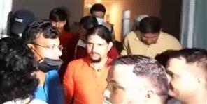 image: Police arrested anand giri from haridwar