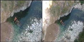 image: Two people died when a dumper fell in Tehri Jalkur river