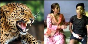 image: Leopard attack on Adarsh ​​Bora in Someshwar