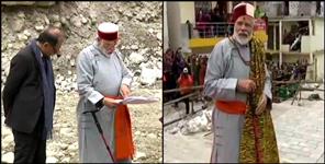 image: om modi in kedarnath visit