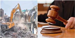 image: Uttarakhand Bulldozer Action in Rudrapur On 46 Illegal Constructions