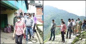 image: Bageshwar dm ranjana rajguru reached khati village